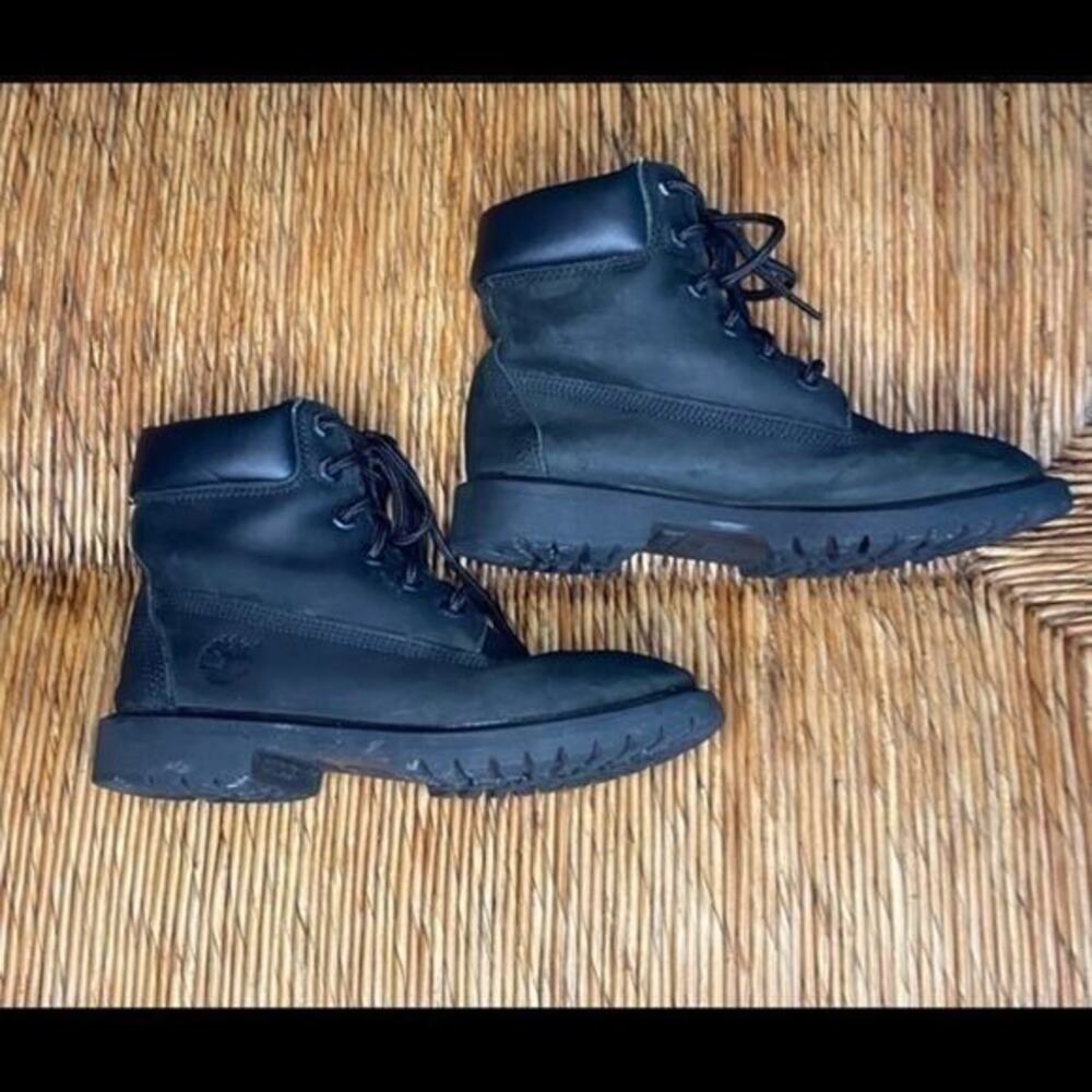 Timberland Kids Boot Premium 12907 Black‎ Size 4
